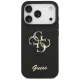 Guess iPhone 17 Pro Case Fixed Glitter Big 4G, Black