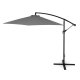MultiGarden 3m Cantilever Patio Umbrella with Tilt & Crank, Grey
