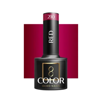Ocho Nails Red 210 Gel Polish, 5g