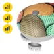 4FIZJO Waterproof Electric Head and Scalp Massager, Multicolor