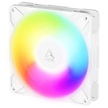 Arctic Gmbh P14 PRO Reverse PWM PST A-RGB 140mm Case Fan, White