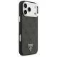 Guess 4G Triangle Logo MagSafe Case for iPhone 17 Pro Max / 18 Pro Max - Black & Silver