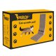 Purlov Cat Corner Scratcher with Toy Cardboard Scratching Post