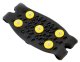 Anti-Slip Ice Cleats with 10 Spikes for Shoes, Size 36-41