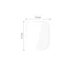 Tech-Protect Supreme Hydrogel Film 2-Pack for Apple Watch 10 42mm, Transparent