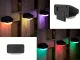 Garden Solar LED RGB Light for Stairs and Terraces with Dusk Sensor, Black