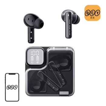 Wireless TWS Earbuds QCY MeloBuds Neo T31 Bluetooth 5.3 Black