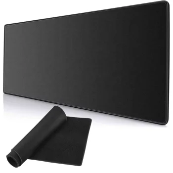 Gaming Mouse and Keyboard Pad XL 80x30 cm, Black