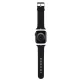 Karl Lagerfeld Apple Watch 42/44/45/49mm Strap 3D Rubber Choupette Head, Black
