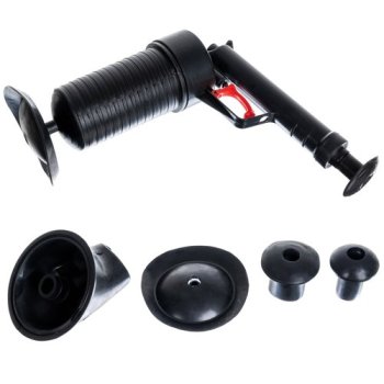 High-Pressure Drain Cleaner Gun with 4 Adapters