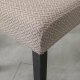Universal Stretch Chair Cover with Herringbone Pattern, Beige