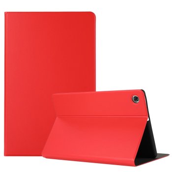Lenovo Tab M10 HD Gen 2 10.1" (TB-X306) TPU + PU Leather Protection Case Cover, Red