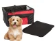 Car seat carrier for dogs and cats, foldable, blue or red