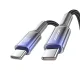 Joyroom S-A42 Crystal-Clear Series 60W USB-C to USB-C Cable 1.2m, Black