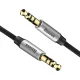 Baseus Yiven Audio Cable Mini Jack 3,5mm AUX, 1.5m, Black+Silver
