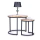 ModernHome PJJCT0111 Coffee Table Set, 2 pcs, Loft Design
