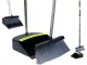 Broom and Dustpan Set with Long Handle, Adjustable Length