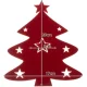 Ruhhy Christmas Cutlery Holders Christmas Tree, 12 pcs, Red