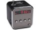Portable Wireless Bluetooth Speaker with FM Radio and LED, Black