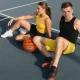 4Fizjo Falcon Basketball, Size 5, Orange