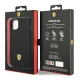 Ferrari iPhone 14 Plus Case Silicone Metal Logo, Black