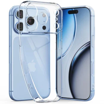 Tech-Protect FlexAir Case for iPhone 17 Pro / 18 Pro, Transparent
