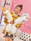 Plush Long Cat-shaped Hugging Pillow, 110cm