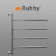 Silver Loft-Style Bathroom Towel Rack Ruhhy with 4 Rotating Arms