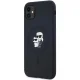Karl Lagerfeld iPhone 11 / XR Case Silicone Karl & Choupette MagSafe, Black