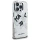 Karl Lagerfeld IML Sketched Graphic Case for iPhone 16 Pro, Clear