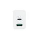Oppo OSAB4CB4AE 45W GaN USB-A and USB-C Wall Charger - White