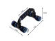 Blue Push-Up Bars for Home Workouts
