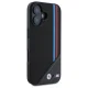 BMW M Meshed Tricolor Stripes MagSafe Case for iPhone 16 - Black