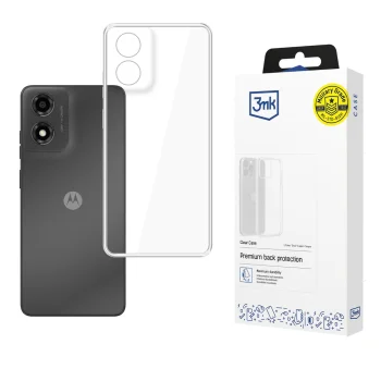 Dėklas 3mk Clear Case skirtas Motorola Moto E14 / G04 / G04S, skaidrus