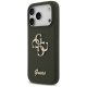 Guess iPhone 17 Pro Case Silicone Big 4G Script, Khaki