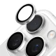 Torras Lensguard Camera Glass for iPhone 16 Pro, Gray