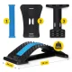 4Fizjo Back Stretching Device with 3-Level Adjustment, Black/Blue