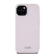 DKNY iPhone 15 Case Silicone Horizontal Metal Logo MagSafe, Pink