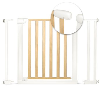 Nukido Pressure Fit Baby Safety Gate for Stairs and Doors, 74-105 cm