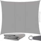 Gardlov 23143 Garden Patio Waterproof Sun Shade Sail Awning Canopy 3x4m, Gray