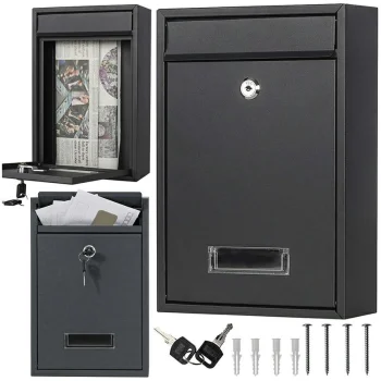 Simple Post Galvanized Steel Mailbox