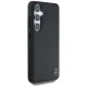 Mercedes Leather Horizontal Debossed Curves MagSafe Case for Samsung Galaxy S25 - Black