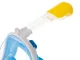 Foldable Full Face Snorkeling Mask, Blue, Size L/XL