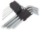 Hex Key Set Ball End 9 Piece Allen Wrench Kit 1.5-10mm for Tight Spaces