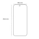 TFO 2.5D Tempered Glass Screen Protector for Honor 90 Lite 5G, 9H, 0.3 mm