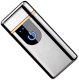 Plasma Electric Lighter + USB Charger, Silver