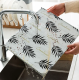 Aluminum Protective Screen Mat Against Splashes, Grease, Oil, for the Kitchen Stoves, 83x32cm, White