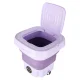 Foldable Portable Mini Washing Machine, 8L, Purple