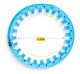 4Fizjo Hula Hoop with Weight and Massage Function, Blue