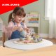 Kruzzel Wooden Tea Set for Kids, Grey